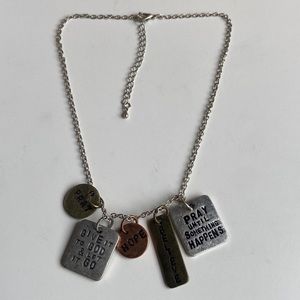 Keep it Sensational KIS 2011 Inspirational quote necklace